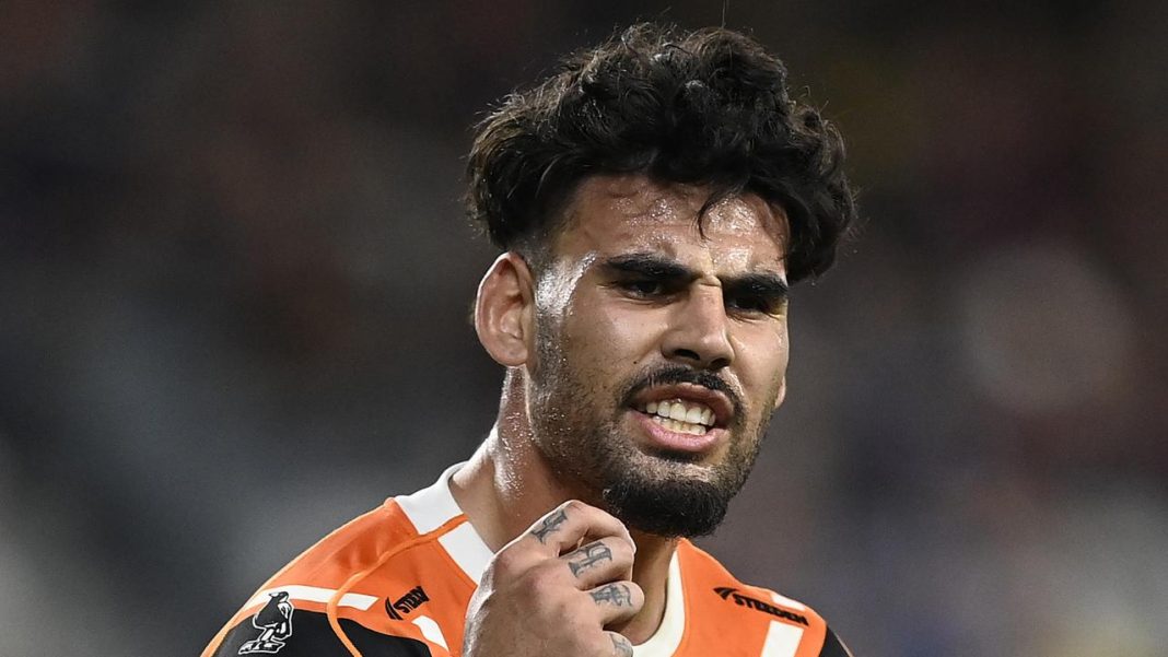 LIVE NRL: Tigers star’s Origin push in Raiders clash as Ricky hands son special debut