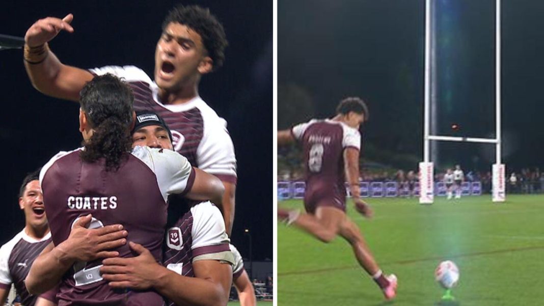 Maroons magic! QLD breaks U19 Origin drought in one-point thriller after Broncos young gun hurt