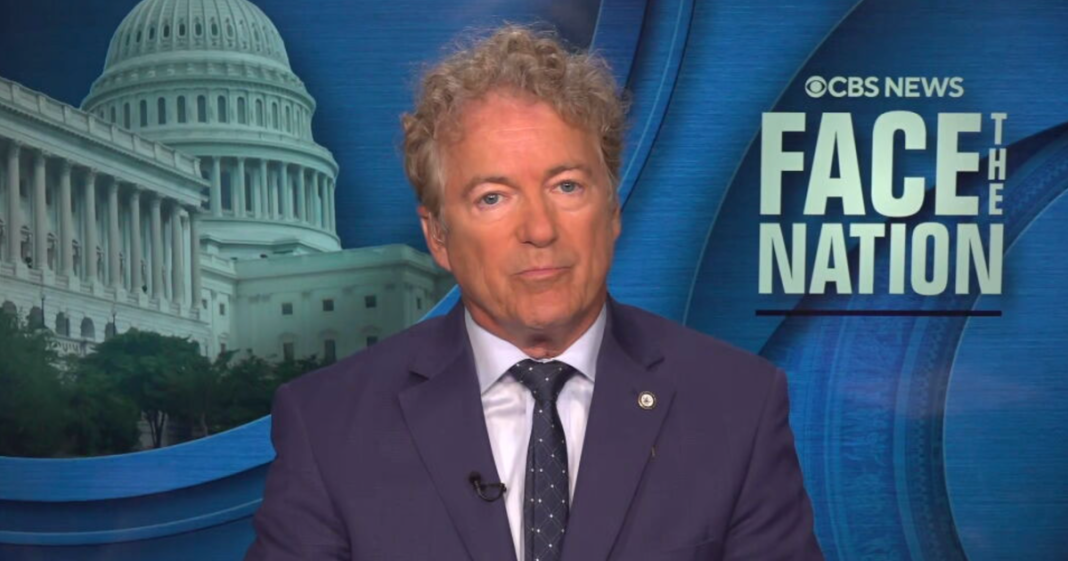 Sen. Rand Paul says 